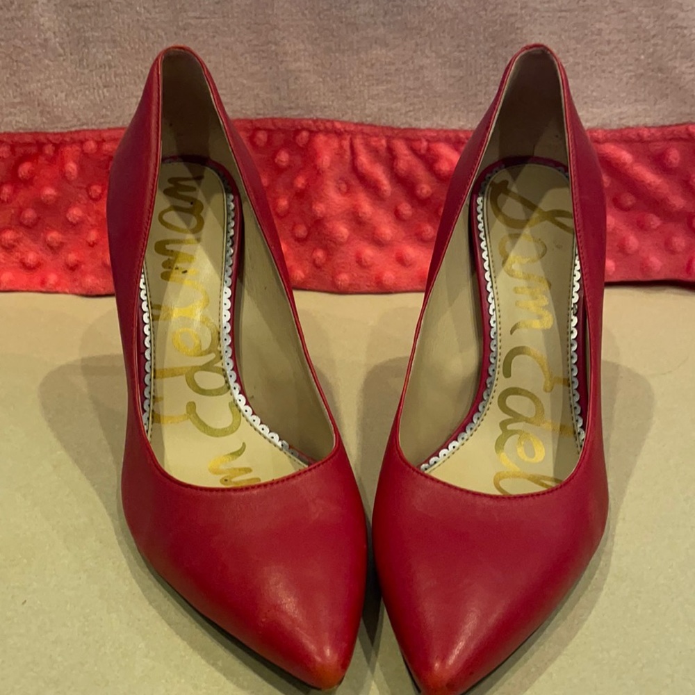 Red Sam Edelman high heel shoes Size 8M
